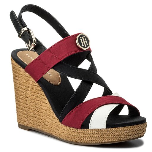 Alpargatas Tommy Hilfiger Iconic Elena Sandal Hardware FW0FW02793