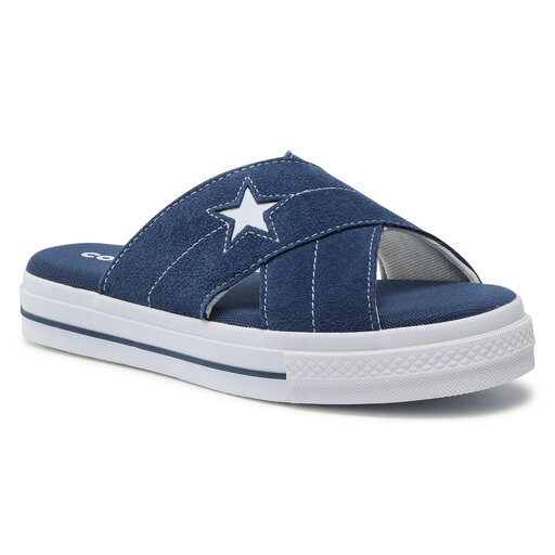 Ciabatte Converse One Star Sandal Slip 564147C Blu scuro escarpe