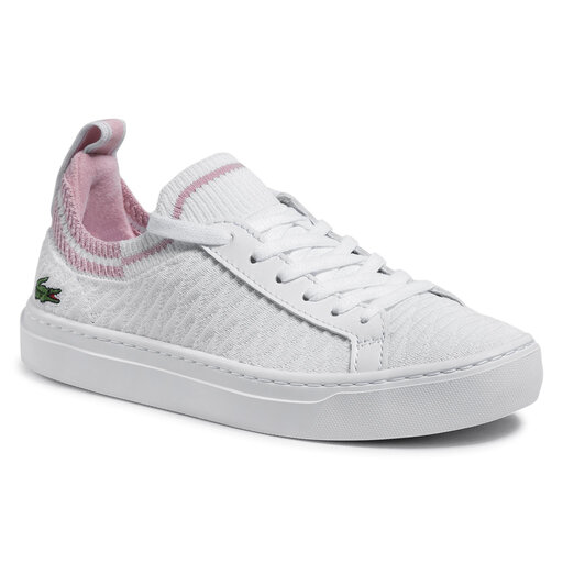  Lacoste Zapatillas para mujer, Wht Pnk, 6 : Ropa, Zapatos y  Joyería