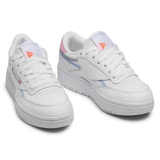 Apavi Reebok Club C Double FY5166 Ftwwht/Cdgry2/Ornflr • Eapavi.lv