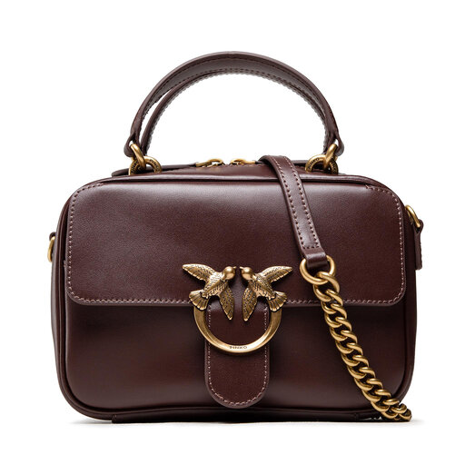 Handtasche Pinko Love Mini Square Simply 4 Cl AI 21 22 PLTT 1P22AJ Y6XT Dunkelrot eschuhe