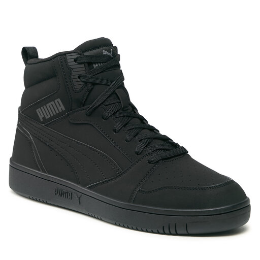 Puma rebound hot sale black sneakers