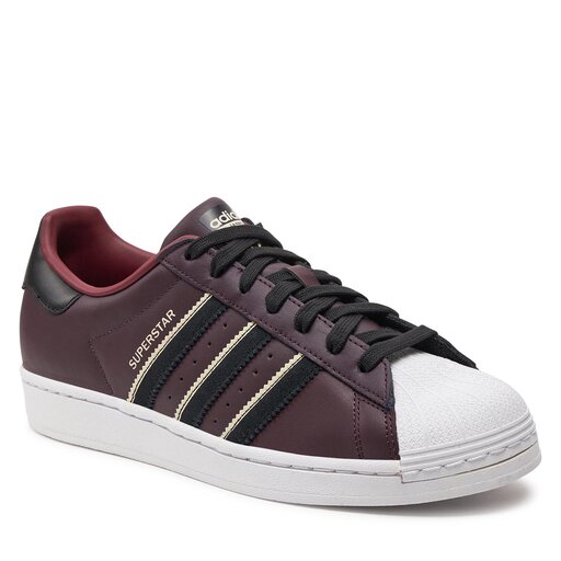 Superstar adidas dunkelrot sales