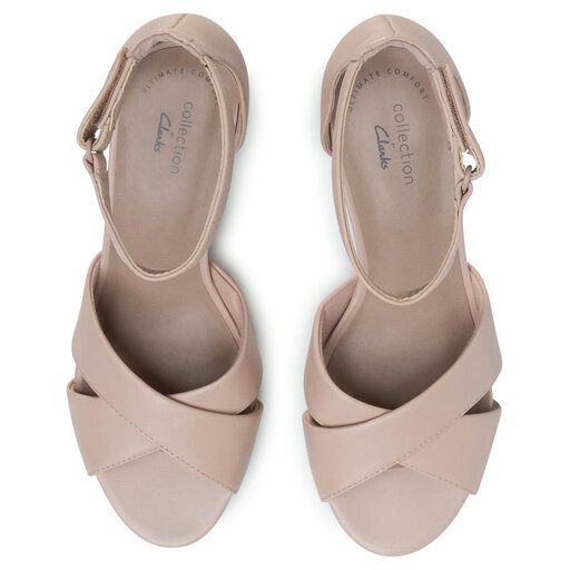 Blush Leather Adriel Cove Sandal Sandali Clarks Adriel Cove