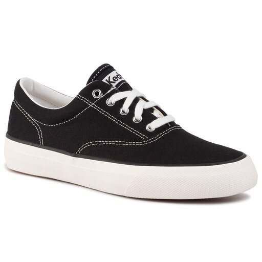 Sneakers aus Stoff Keds Anchor Solid KWF58140 Schwarz | eschuhe.de