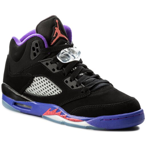 Chaussures Nike Air Jordan 5 Retro Gg 440892 017 Black Ember Glow