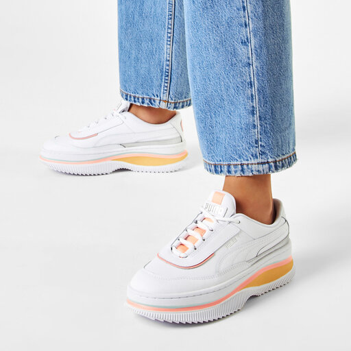 Sneakersy Puma Deva Mono Pop Wn's 373919 03 Biały | eobuwie.com.pl