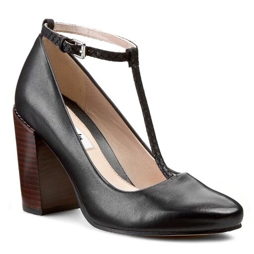 Κλειστά παπούτσια Clarks Crumble Berry 261064304 Black Leather |  epapoutsia.gr