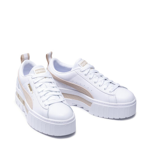 Laisvalaikio batai Puma Mayze Lth Wn's 381983 02 Puma White/Peyote •  Www.eavalyne.lt