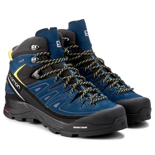 Chaussures de trekking Salomon X Alp Mid Ltr Gtx GORE TEX 398411 26 V0 Bleu marine chaussures