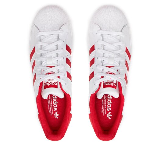 Adidas superstar deals rouge et blanche