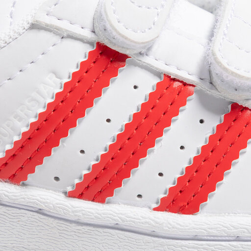 Schuhe adidas Superstar Cf I FZ0644 Ftwwht/Vivred/Ftwwht | eschuhe.de