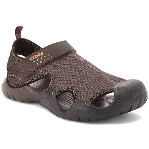 Sandały Crocs Swiftwater Sandal M 15041 Brązowy