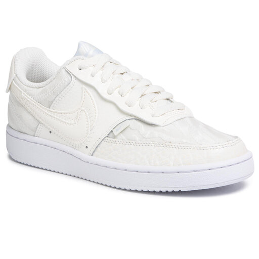 nike court vision low sail white and aura