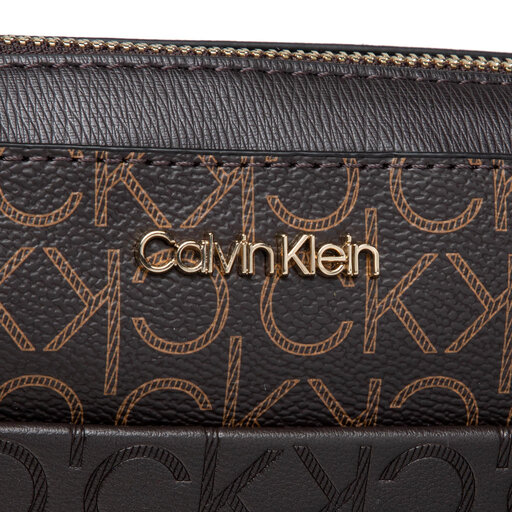 Ročna torba Calvin Klein Mono Mix Camera Bag K60K608426 Rjava