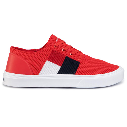 lightweight knit flag sneaker