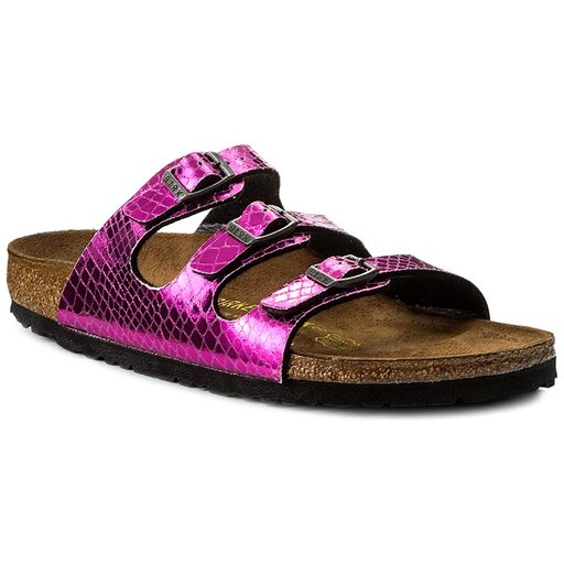 Pantoletten Birkenstock Florida 0055963 Anaconda Pink eschuhe