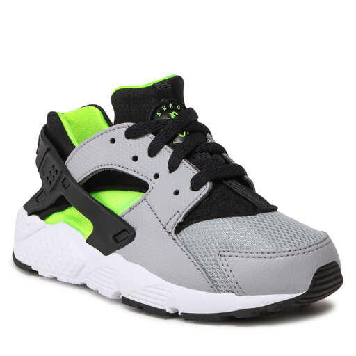 Black and lime green huaraches 2025