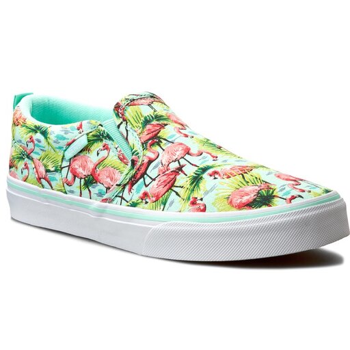 Flamingo vans slip on sales