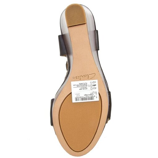 Sandale Clarks Orleans Magic 261054374 Black Leather epantofi.ro