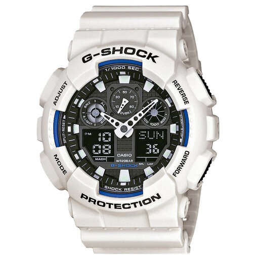 Ro na ura G Shock GA 100B 7AER White Black eobutev.si