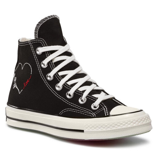 converse comme des garcons brown