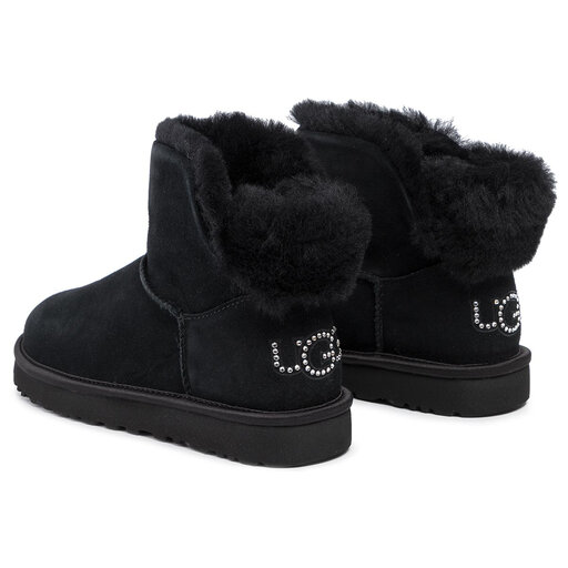 Schneeschuhe Ugg W Classic Bling Mini 1105364 Schwarz