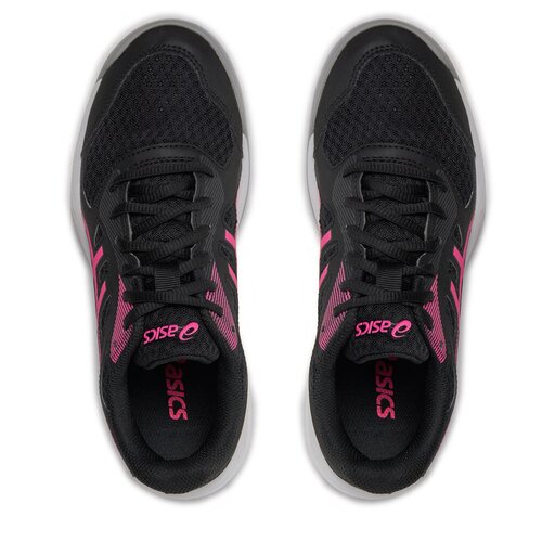 Asics black and pink trainers clearance