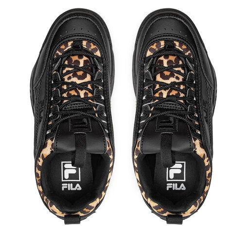 Fila disruptor black leopard hotsell