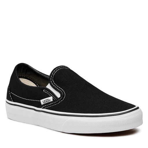 Black van slip ons hotsell