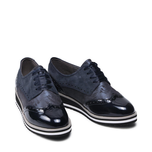 Oxford cipők Caprice 9-23300-27 Sötétkék