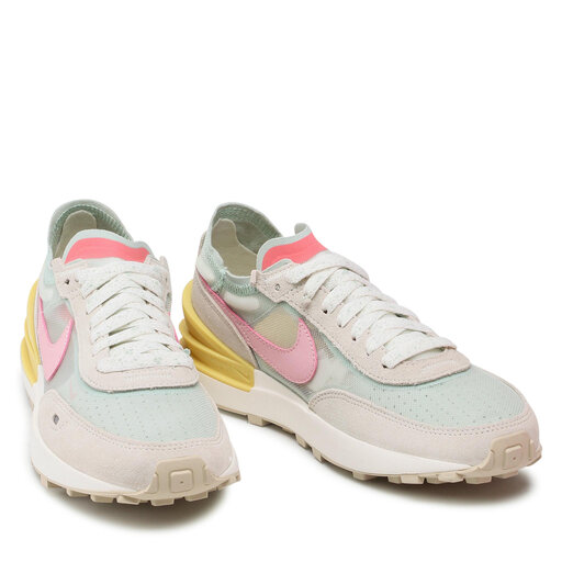 nike waffle one trainers seafoam pink glaze sea glass saturn gold sail ratt