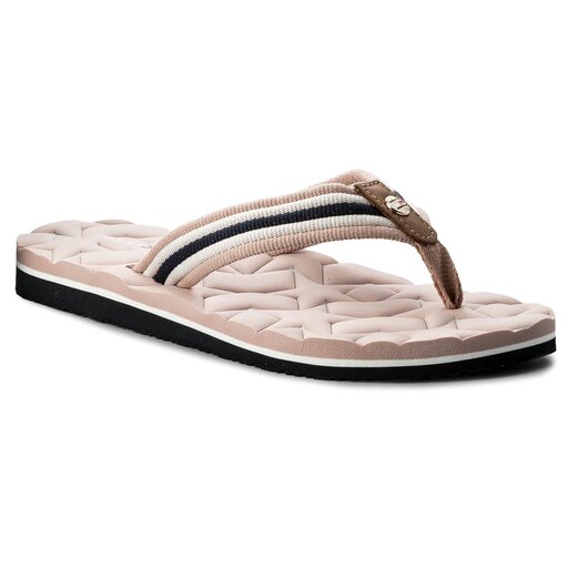 Japonki Tommy Hilfiger Comfort Low Beach Sandal FW0FW02368 Dusty