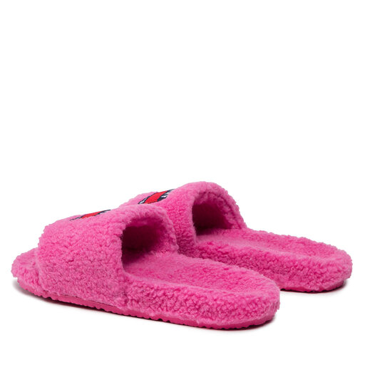 Papuče Tommy Jeans Flag Pool Slide EN0EN01602 Ružová