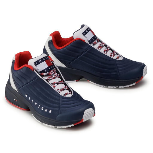 Zapatillas Tommy Jeans Heritage Mix Sneaker EM0EM00585 Azul marino zapatos.es
