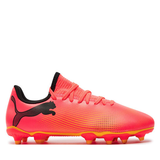 Black and red puma football boots sales