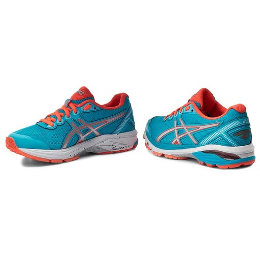 Asics women's gt-1000 5 shoe - aquarium/silver/flash coral 2025