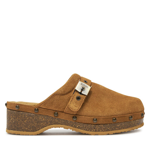 Mules sandales de bain Scholl Pescura Clog 50 Cork F31632 1175 380 Marron chaussures