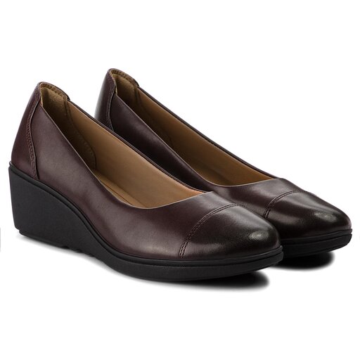 Chaussures basses Clarks Un Tallara Dee 261355374 Aubergine
