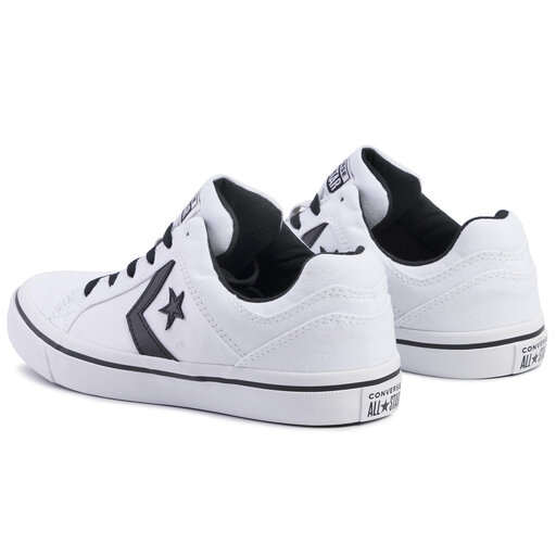 Tenis wki Converse El Distrito Ox 155066C White Black White