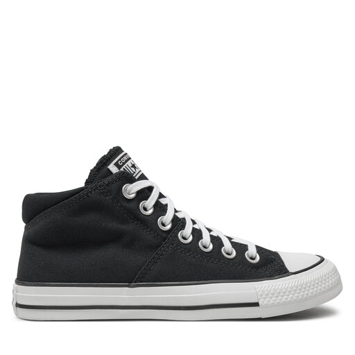 Black mid top converse shop