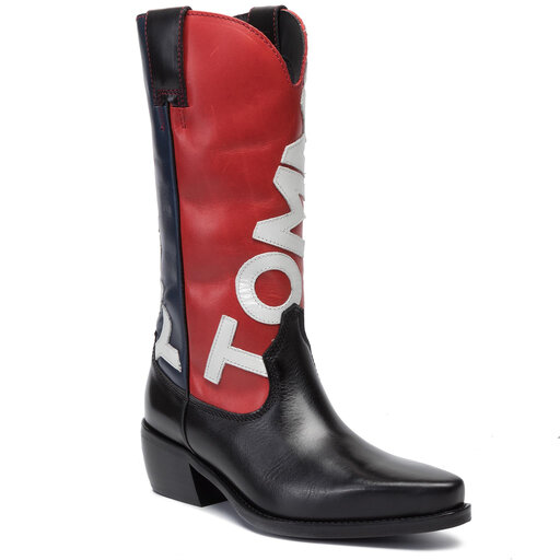 Botas Tommy Jeans Heritage Cowboy Boot EN0EN000621 Midnight 403