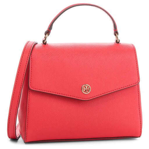 Kabelka Tory Burch Robinson Small Top-Handle Satchel 49686 Brilliant Red  612