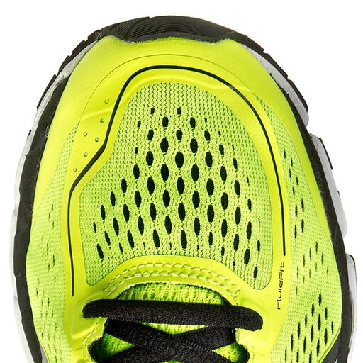 Scarpe Asics Gel Kayano 22 T547N Flash Yellow Black Silver 0790