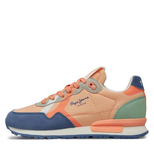 Pepe Jeans Player Glow G Sneaker Für Mädchen – Sportlicher Ledersneaker Im Tennis-Look