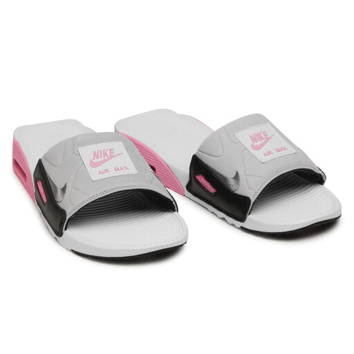 Pantoletten Nike Air Max 90 Slide BQ4635 100 Grau