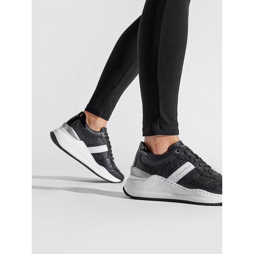 Zapatillas Calvin Klein Internal Wedge Lace Up HW0HW00873 Negro