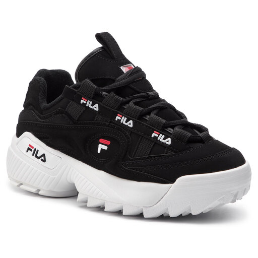Sneakers Fila D Formation Wmn 5CM00512.014 Black White Fila Red escarpe