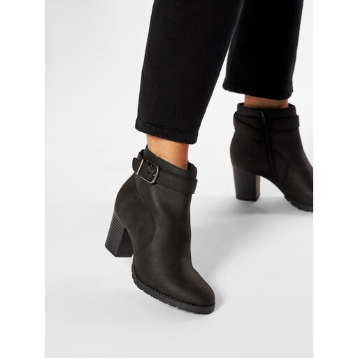 Leather Clarks Verona Lark Bootie Botines Clarks Verona Lark