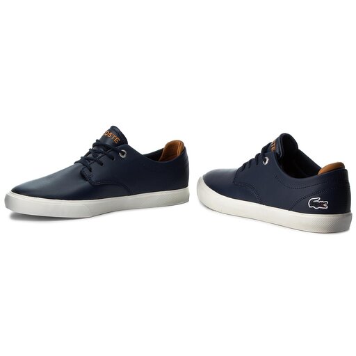Tennis Lacoste Esparre 318 1 Caj 7 36CAJ0003NT3 Nvy Dk Tan
